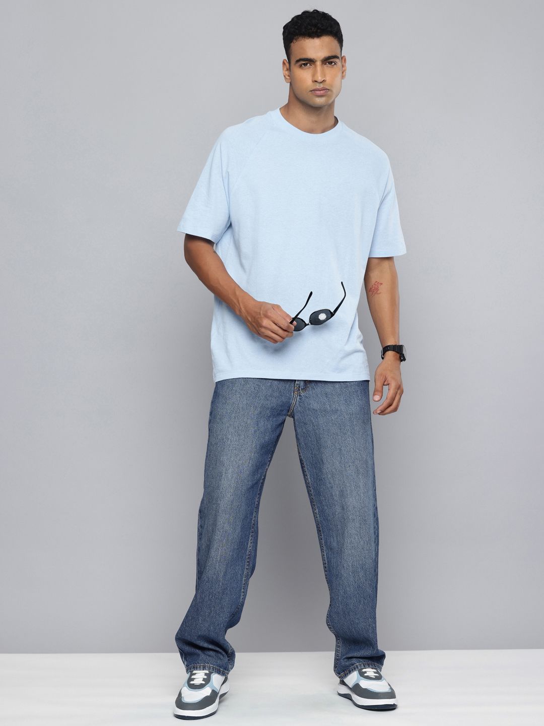 Men 568 Straight Fit Pure Cotton Jeans