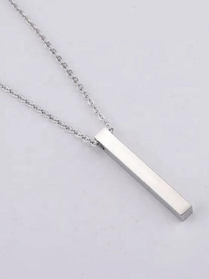 SALTY Street Chic Men Stainless Steel Contemporary Pendant with Chain