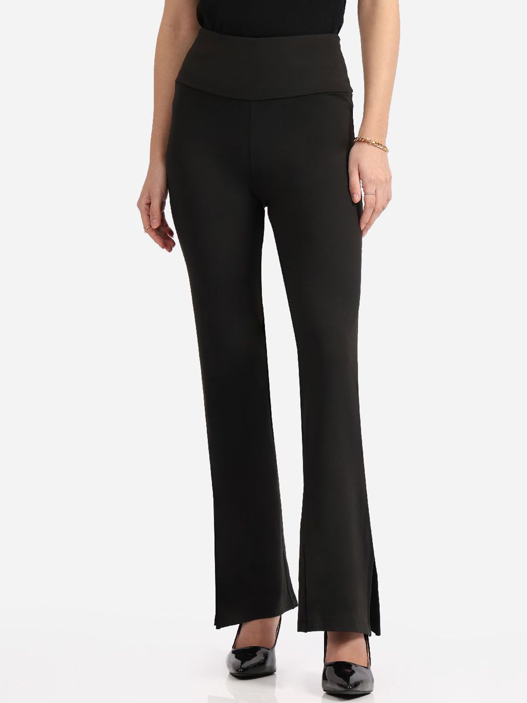 Women High-Rise Trousers