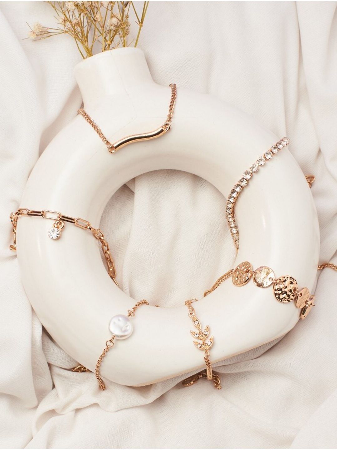 SALTY Women 6 Charm Bracelet