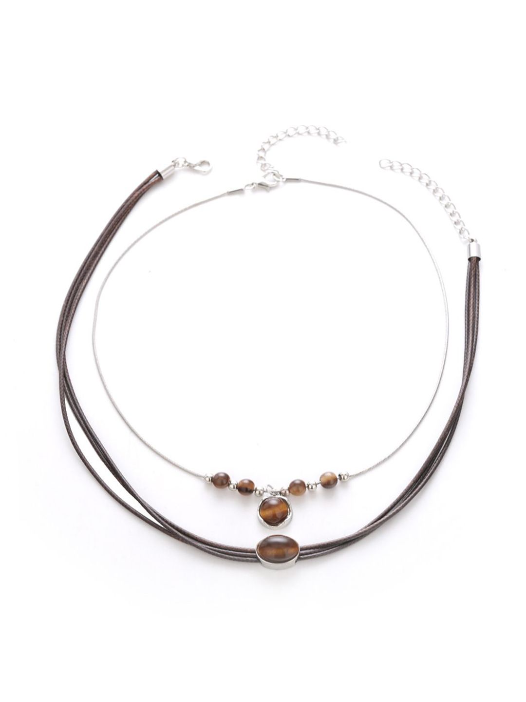 Women Enamelled Minimal Artificial Beads Chain