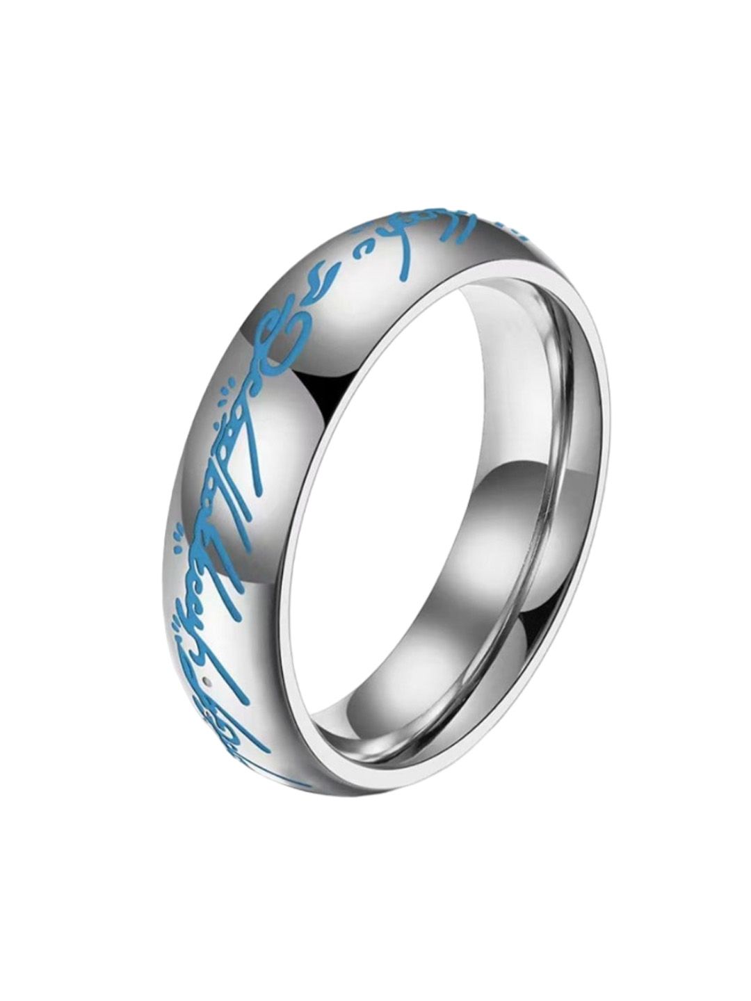 SALTY Men Stainless Steel Engraved Elegance Finger Rings