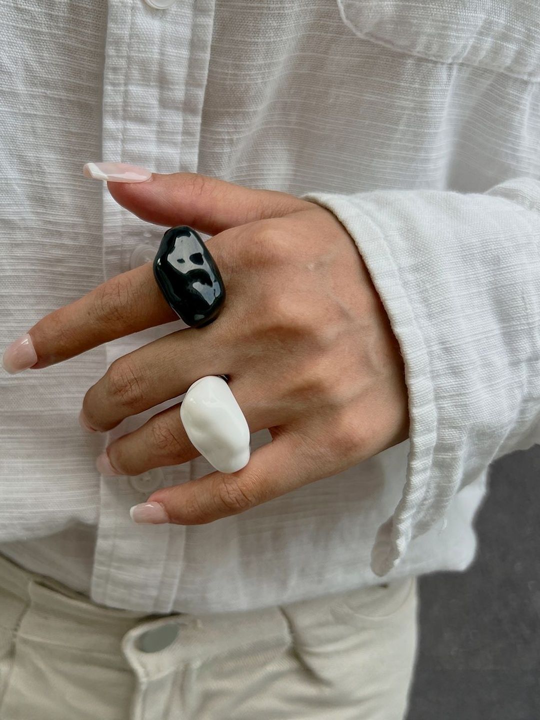 Women Resin Finger  Ring