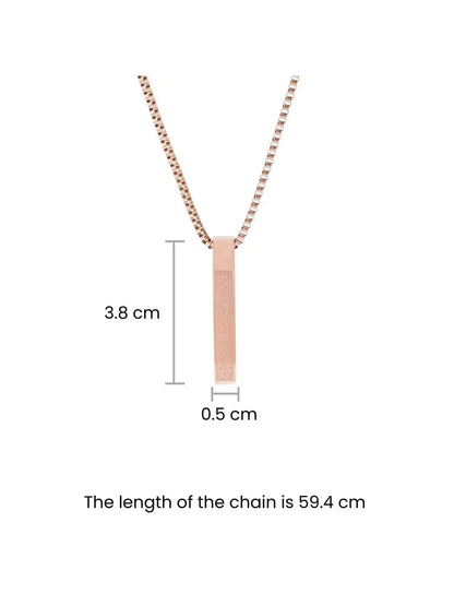 SALTY Stainless Steel Heliocentric Pendant With Chain