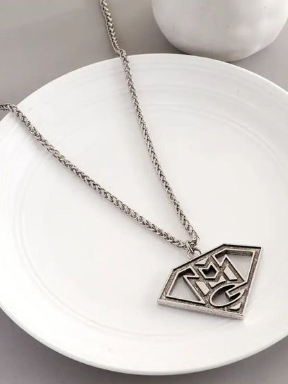 SALTY Men Silver-Toned Chain