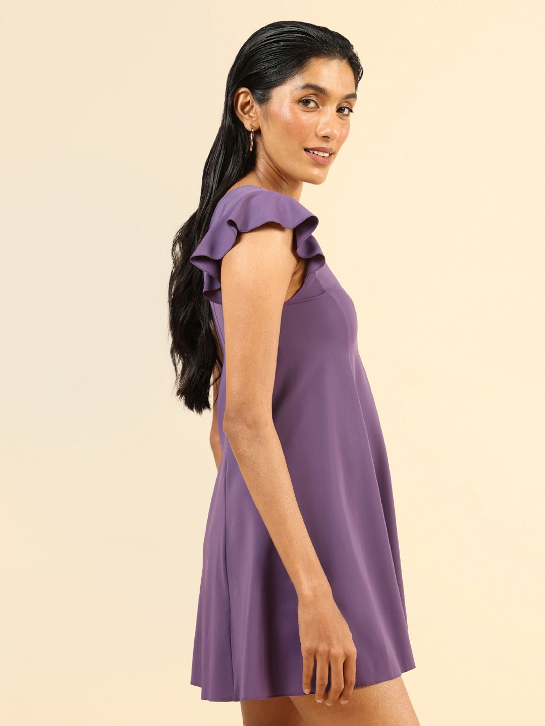 Round Neck Swimming Dress