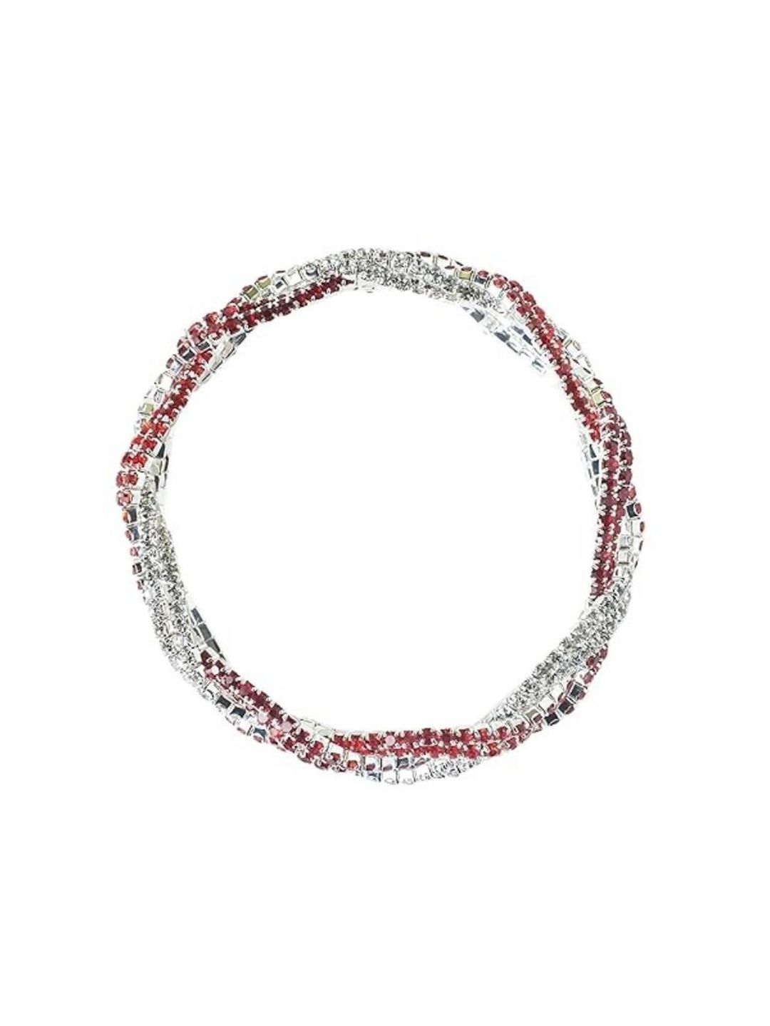 SALTY Artificial Stones Studded Elasticated Bracelet