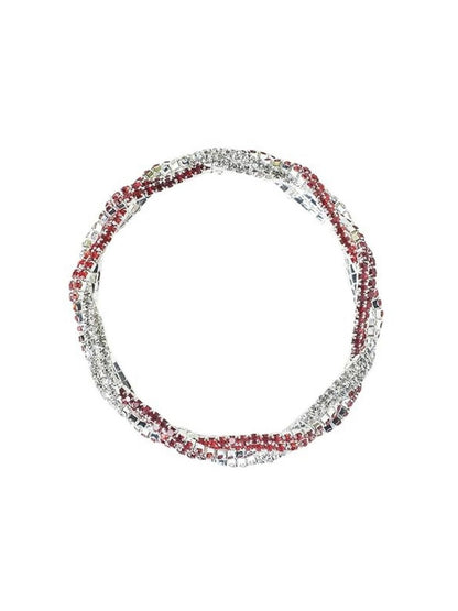 SALTY Artificial Stones Studded Elasticated Bracelet