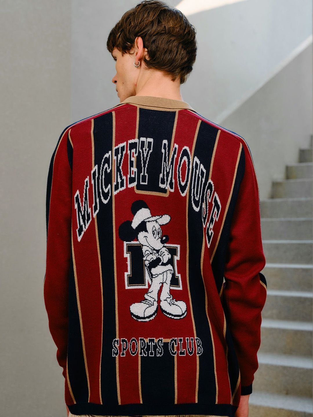 Mickey Home Run Full Sleeves Polo