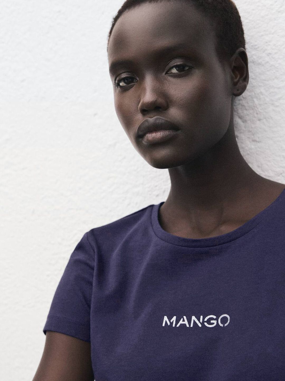Women Brand Logo Printed Pure Cotton T-shirt