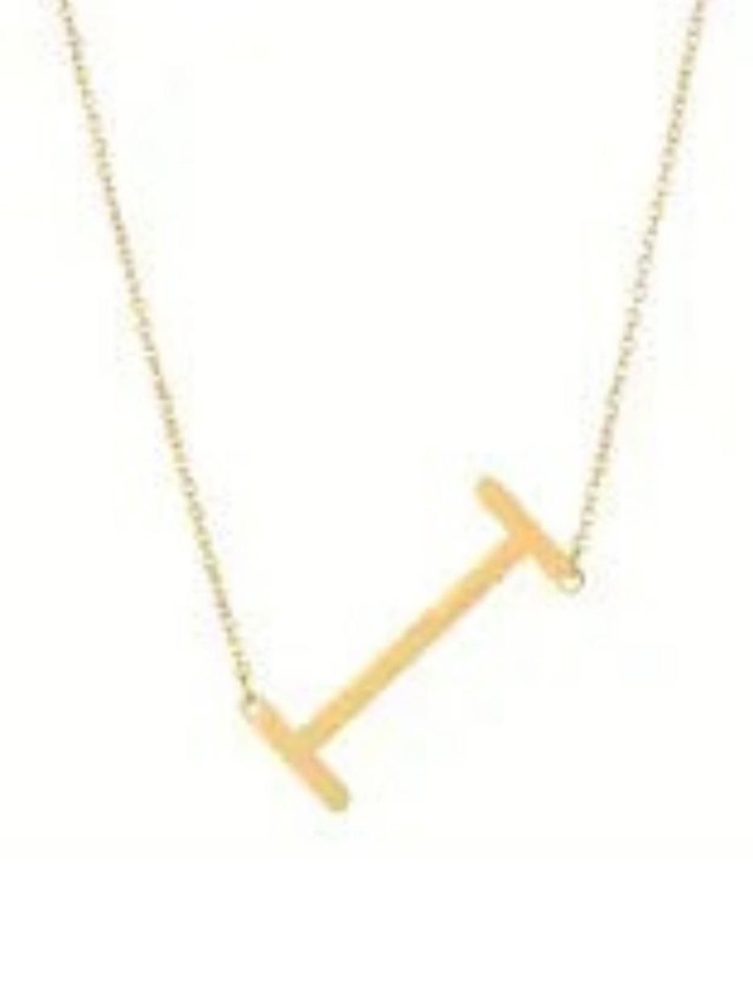 SALTY Stainless Steel Chic Alphabet Golden Chain