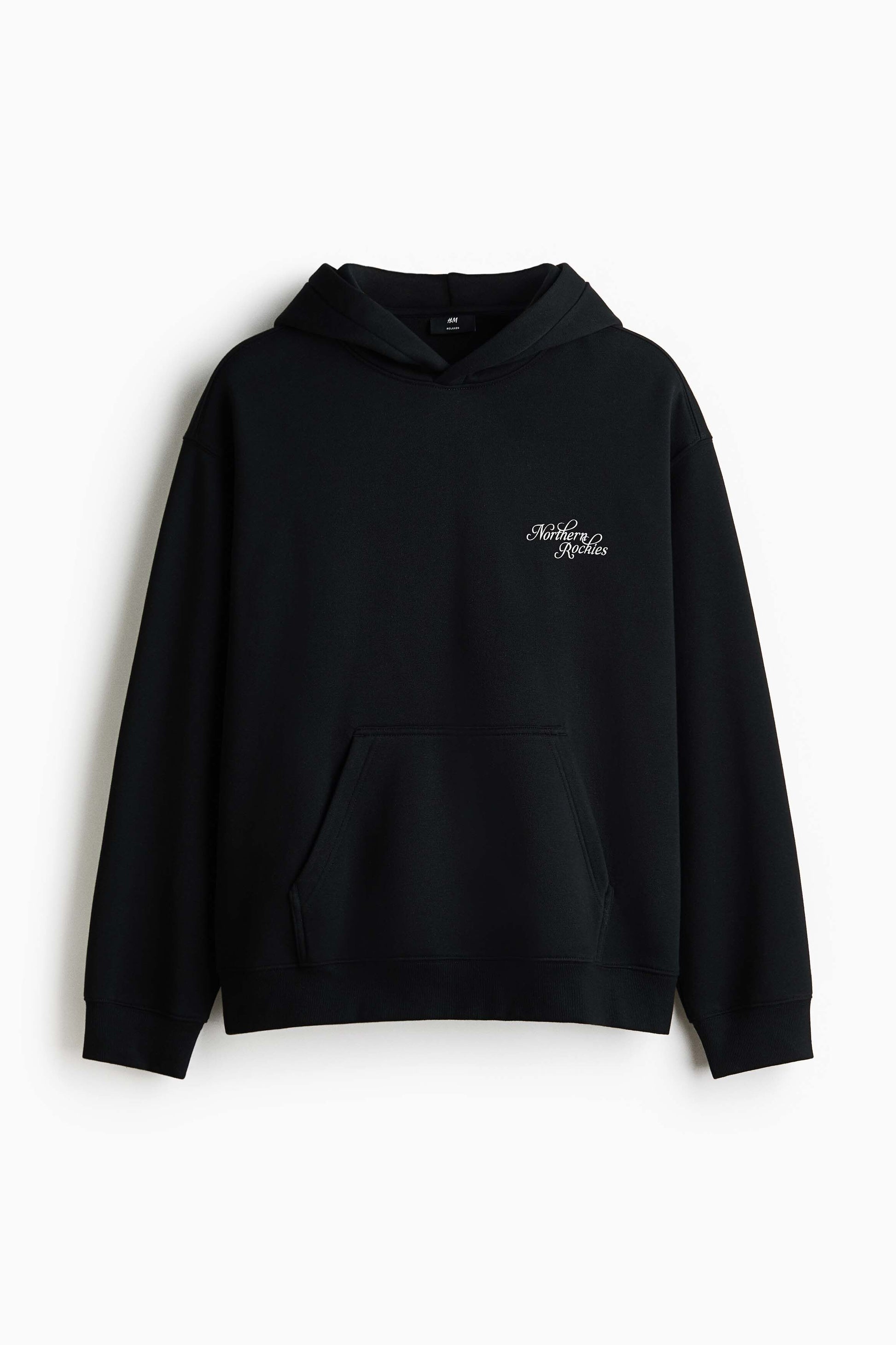 Relaxed Fit Printed Hoodie