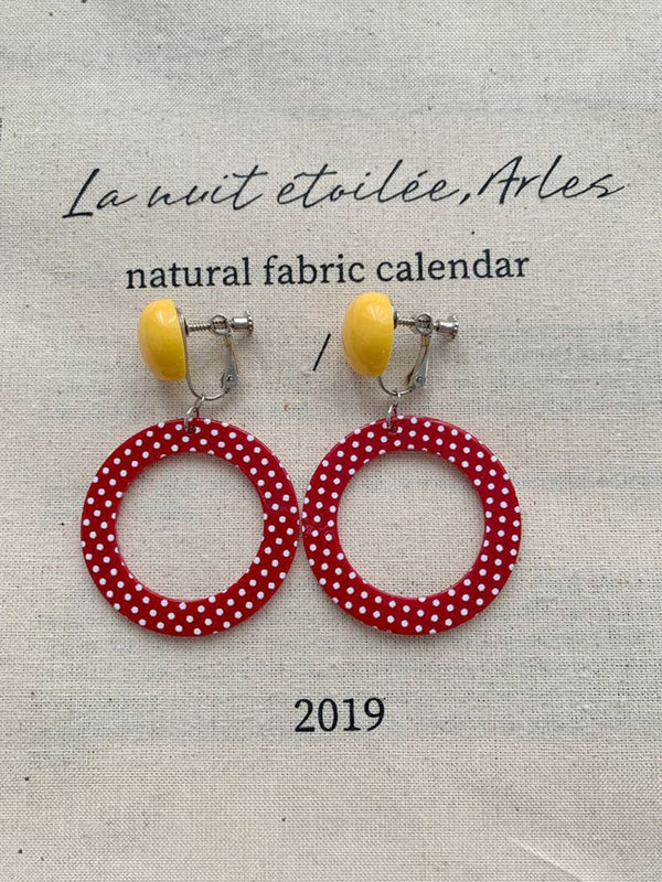 Circular Drop Earrings