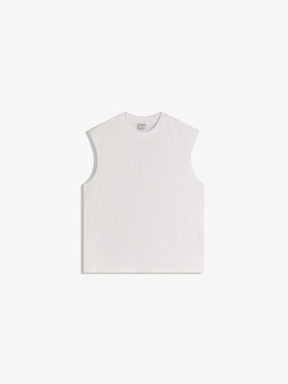 Basic sleeveless T-shirt