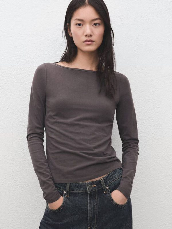 Boat Neck T-shirt