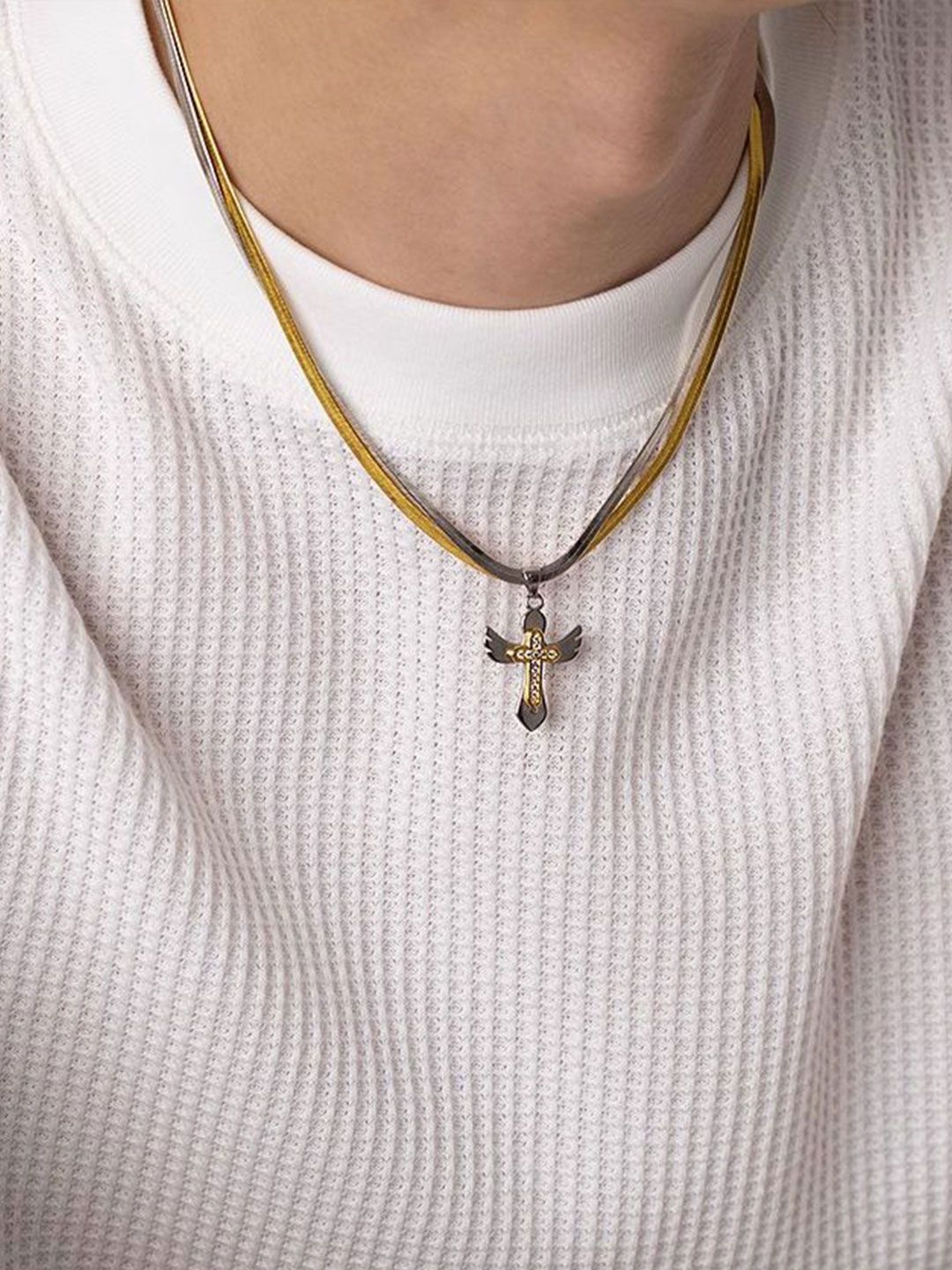 Women Western Silver-Plated Chain