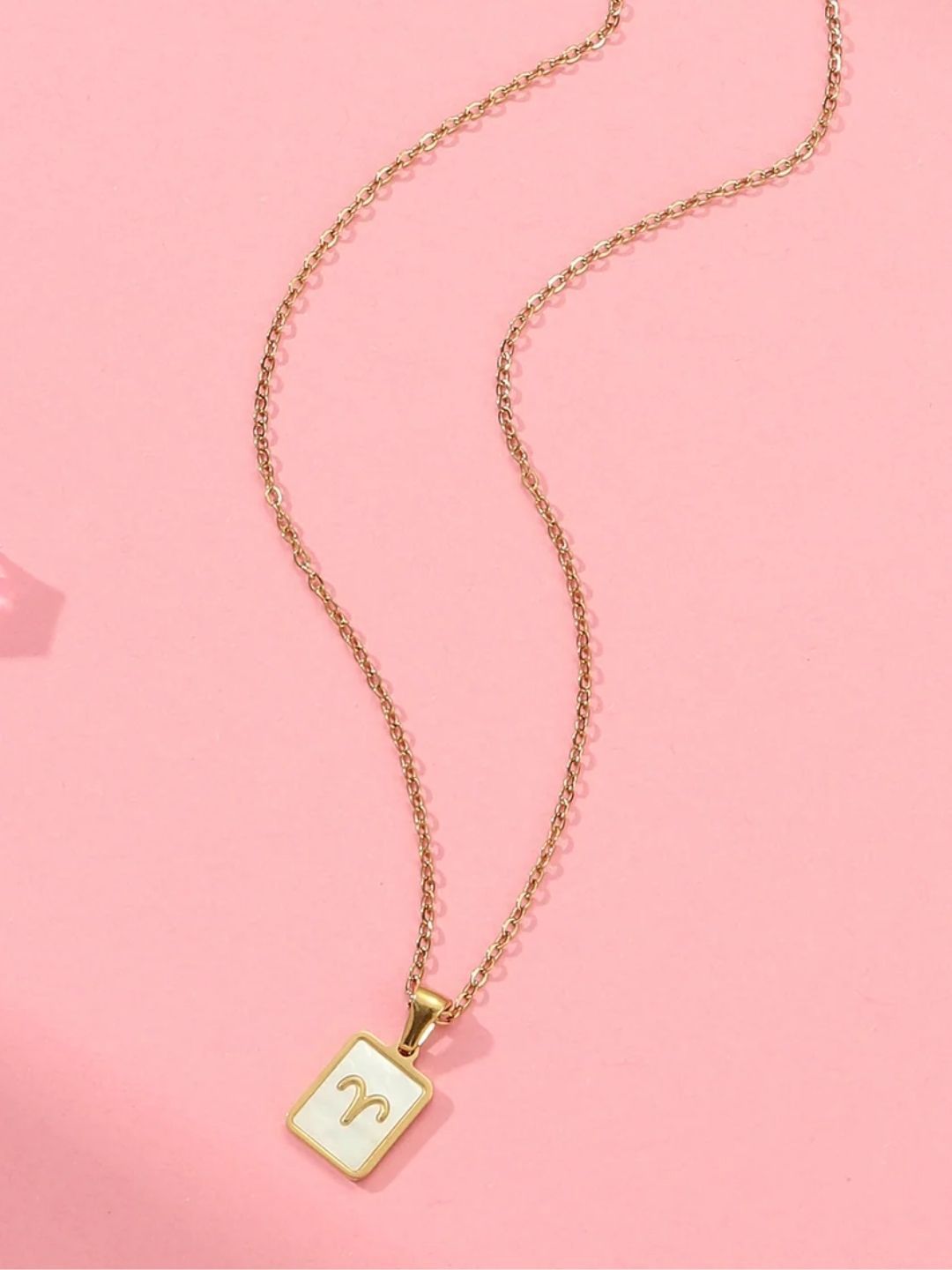 SALTY Set Of 2 Aries & Gemini Pendant With Chain
