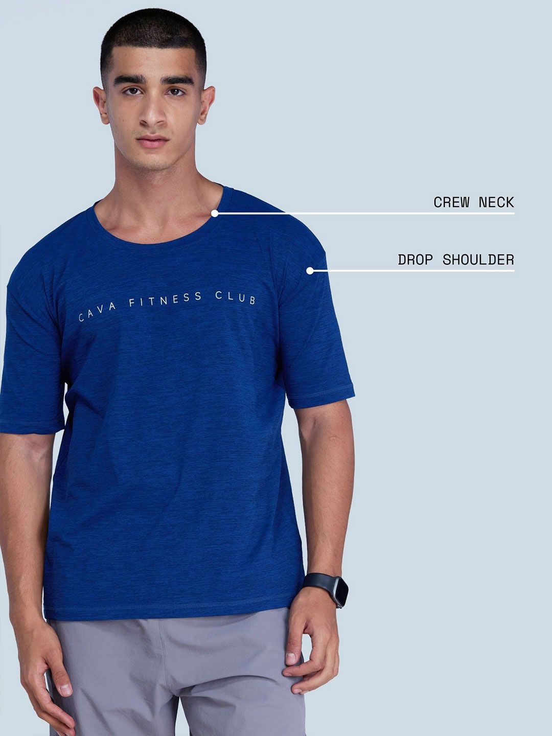 Navy Pulse Graphic Printed T-shirt