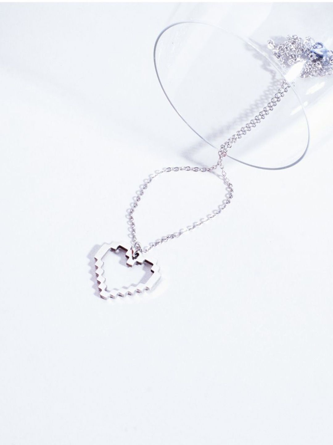SALTY Dreamy Heart Silver Pendant With Chain