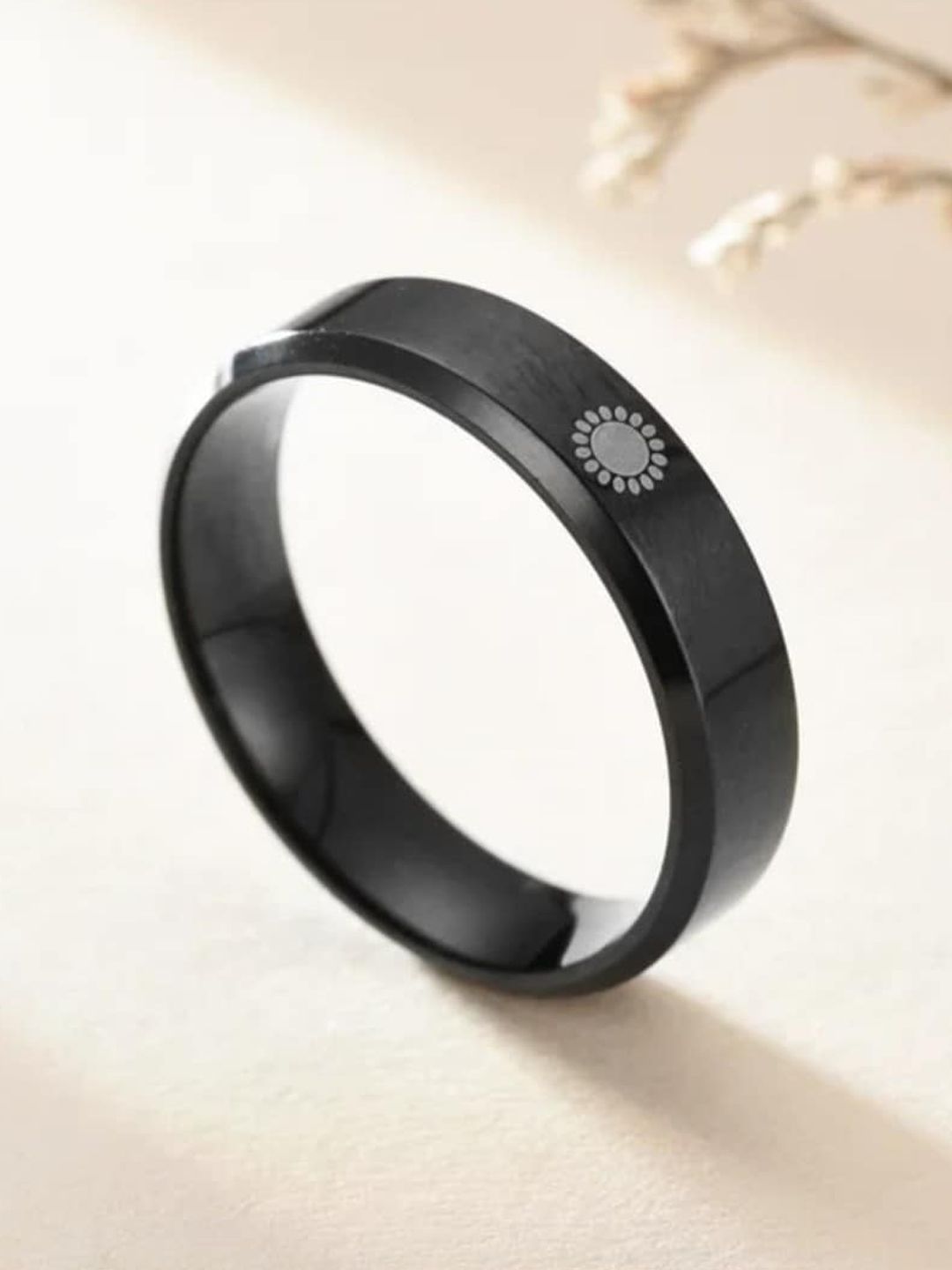 SALTY 92.5 Stainless Steel Sun Signet Ring