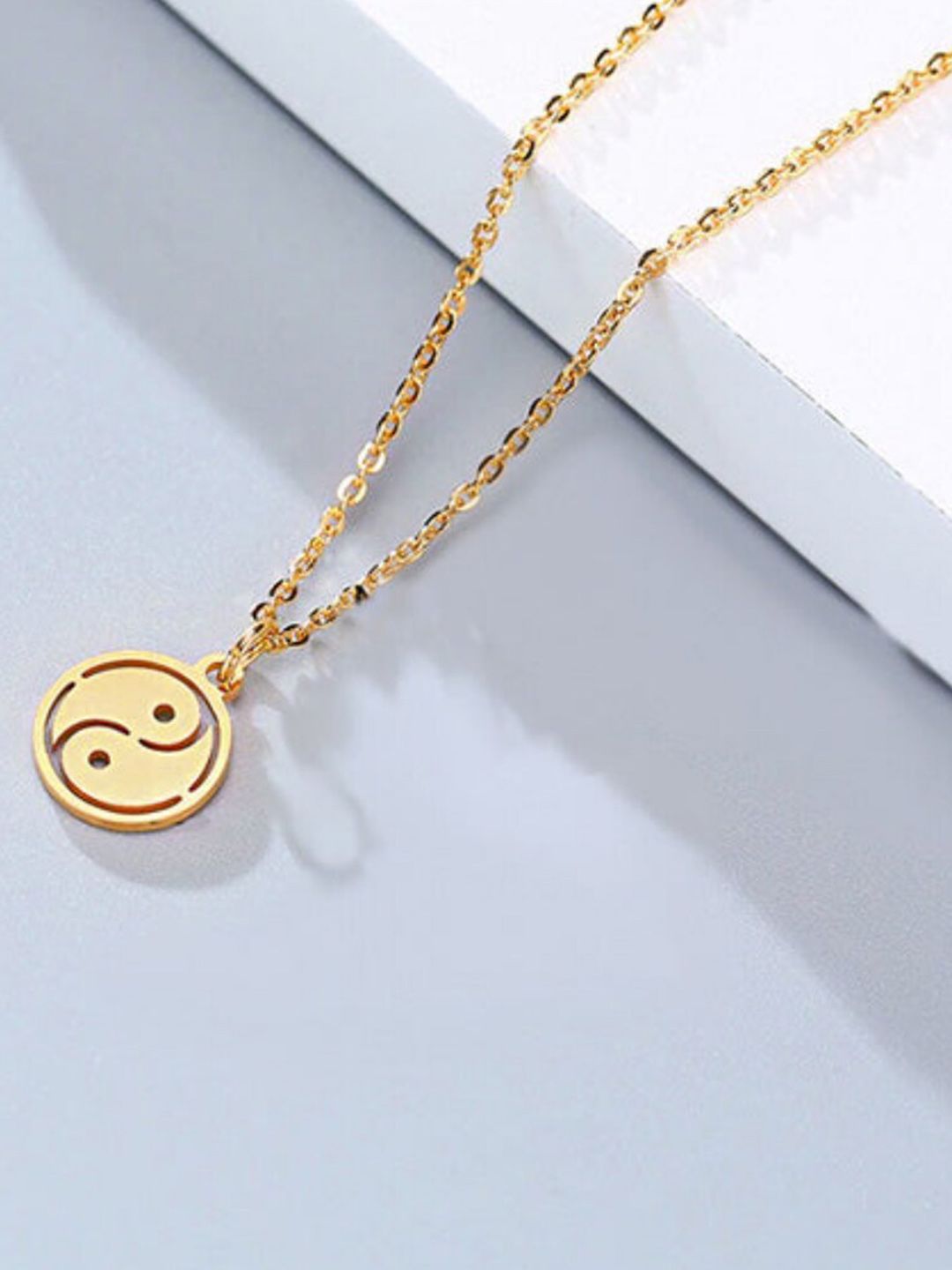 SALTY Women Stainless Steel Yin-Yang Pendant With Chain