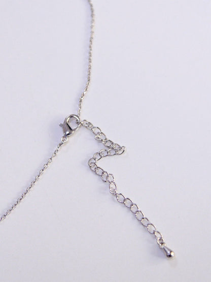 SALTY Men Stainless Steel Architectural Contrast Pendant With Chain