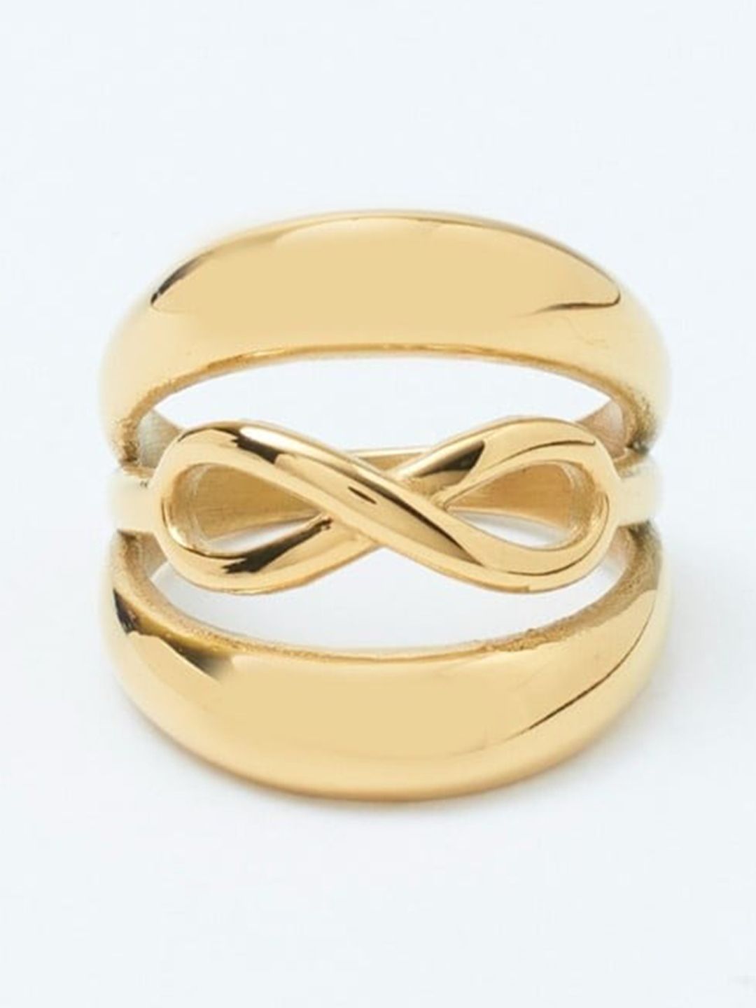 SALTY Stainless Steel Infinite Valor Finger Ring