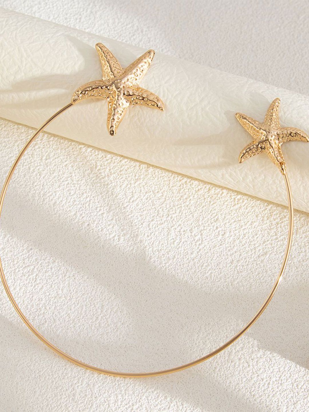 Gold-Plated Open Minimal Necklace
