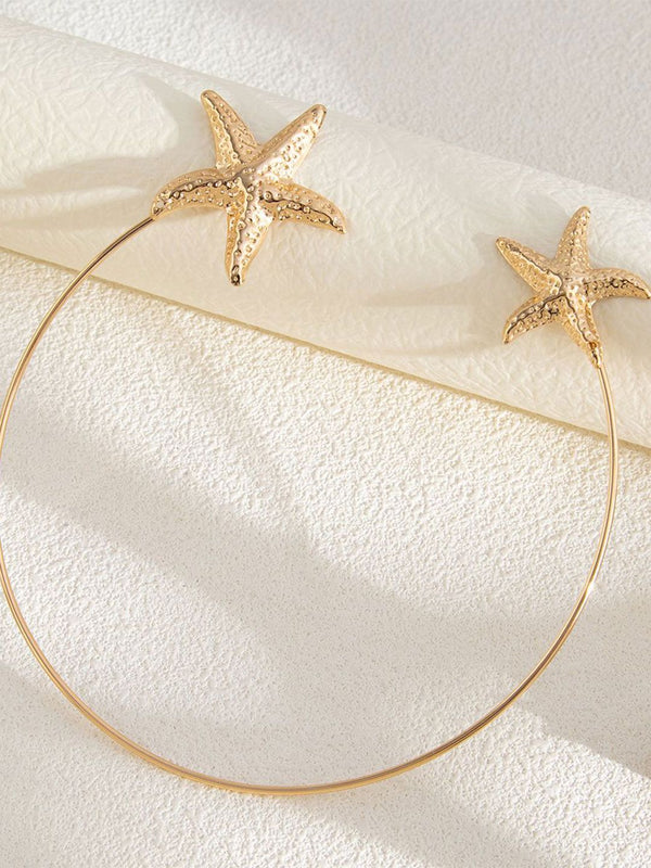 Gold-Plated Open Minimal Necklace