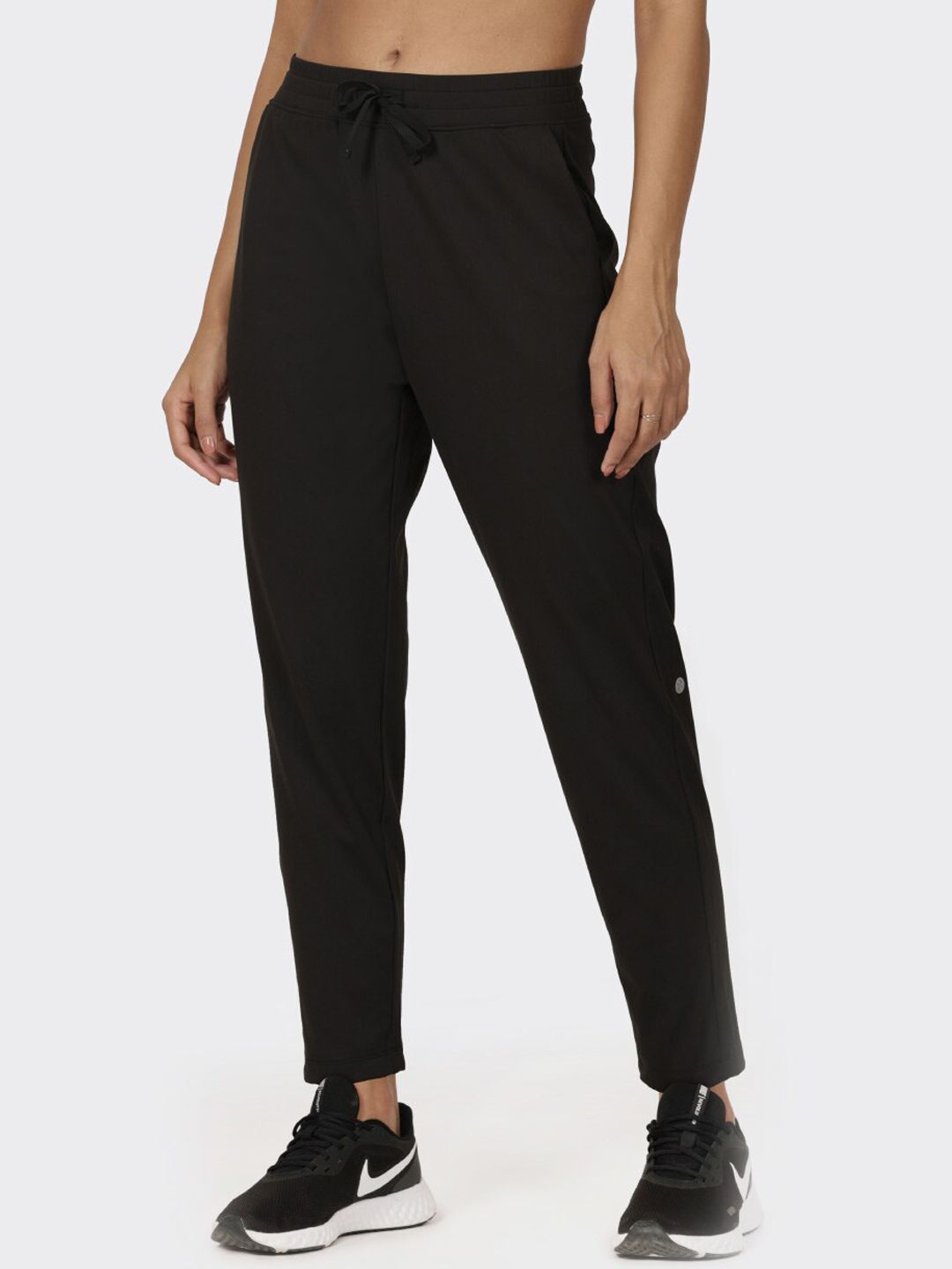 Women Mid Rise Wrinkle Free Track Pants