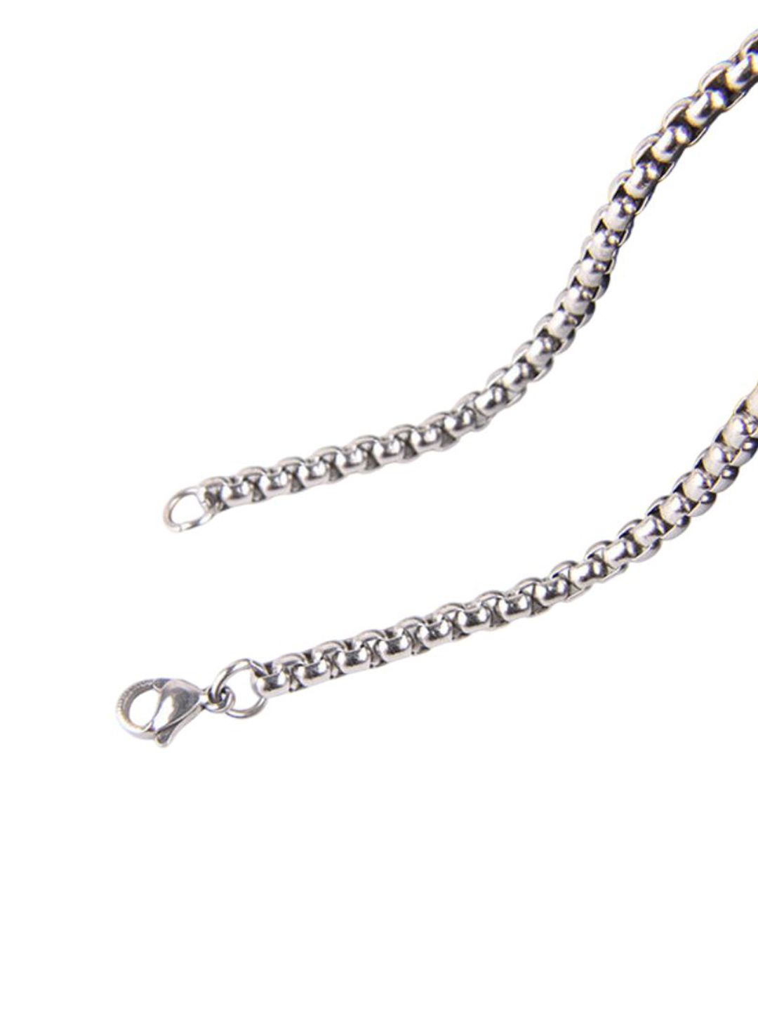 SALTY Pack of 2 Men Cosmo Ring Silver Chain