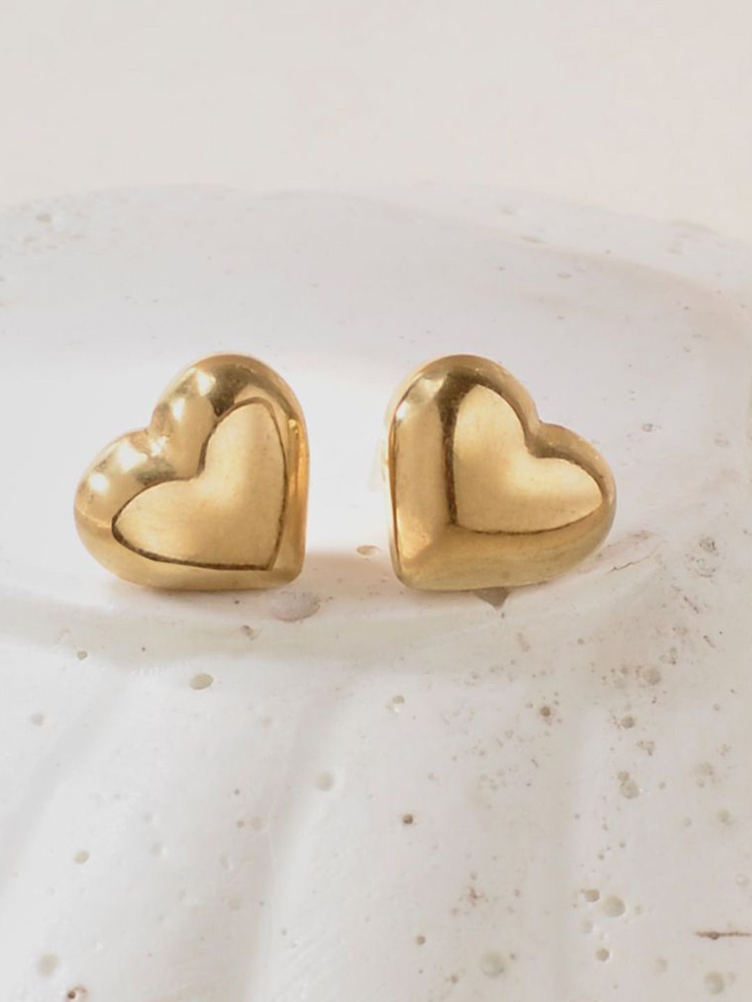 SALTY Stainless Steel Tender Heart Shaped Studs