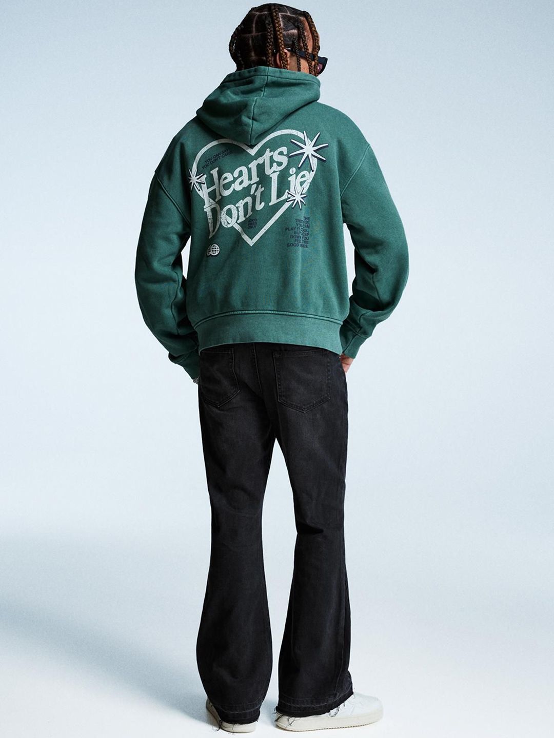 Straight-fit flared jeans