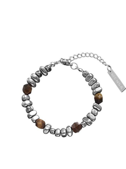 Men Silver-Plated Link Bracelet