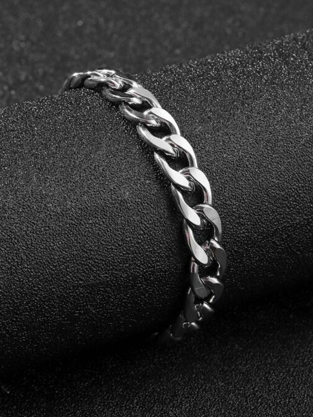 SALTY Set Of Bracelet & Necklace Rocky & Cuban-Pendant, Chain Jewellery Set