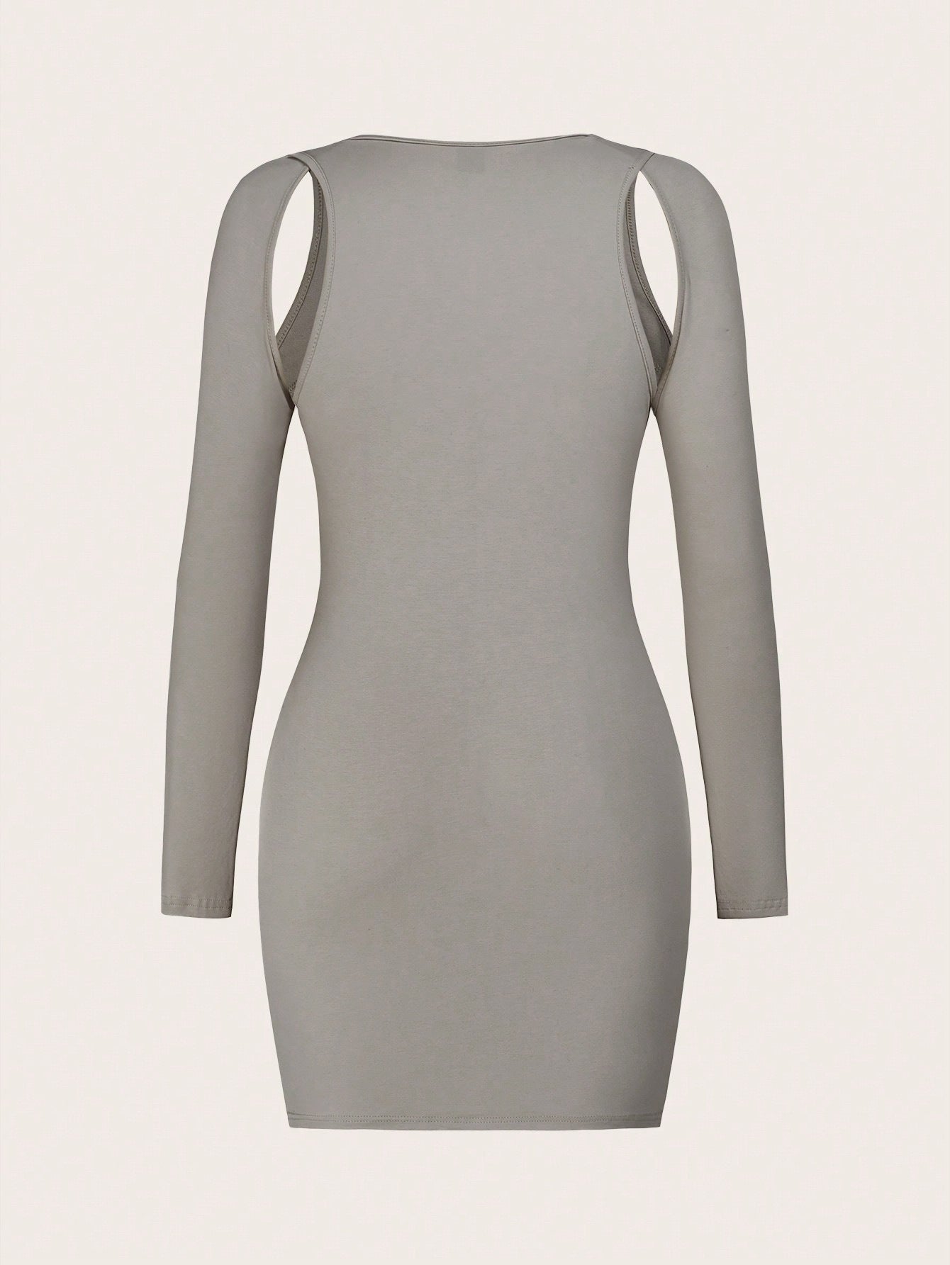 Bodycon Mini Dress with Cutouts and Ring Hardware