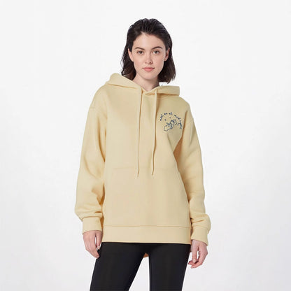 Loose Fit Hooded Sweatshirt with 'Karma is a Cat' Print