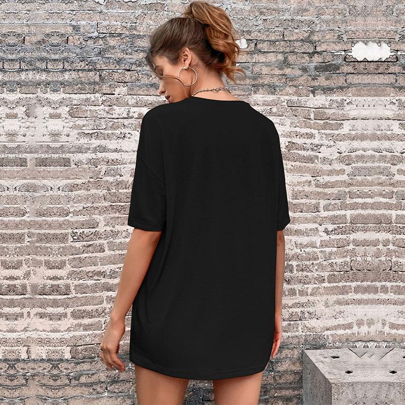 Oversized Crewneck T-Shirt with Drop Shoulders