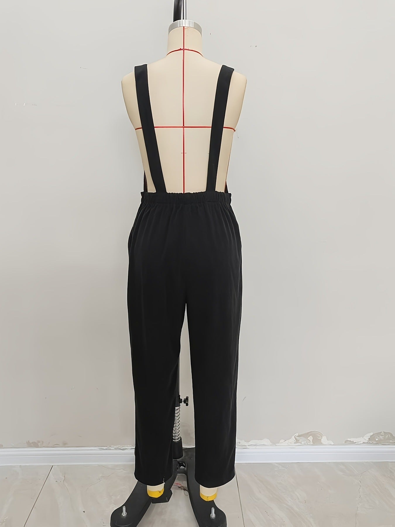 Loose Fit Corduroy Overalls with Embroidered Sunflower