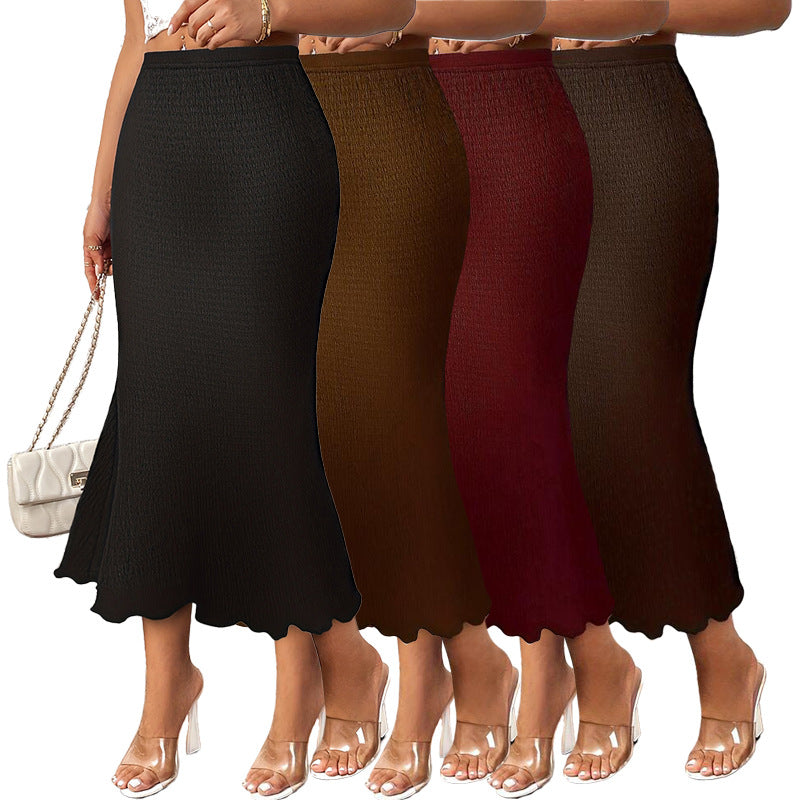 Mermaid Maxi Skirt with Knitted Bodycon Fit
