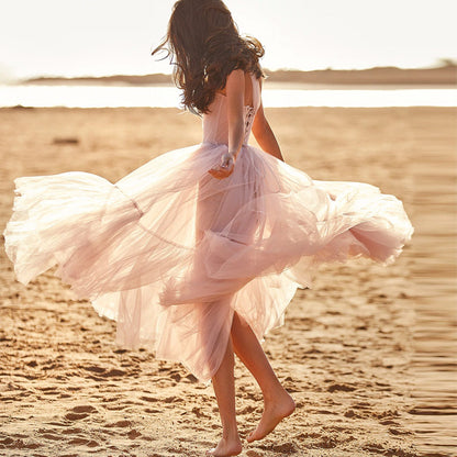 Tutu Midi Dress with One-Shoulder and Structured Bodice