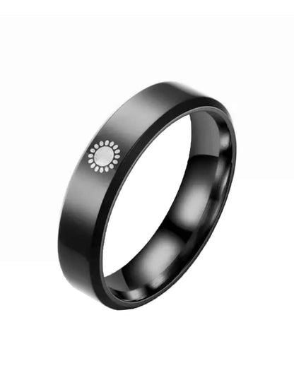 SALTY 92.5 Stainless Steel Sun Signet Ring