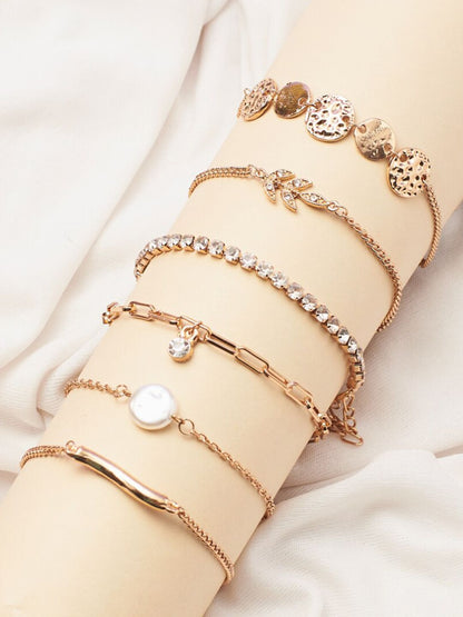 SALTY Women 6 Charm Bracelet