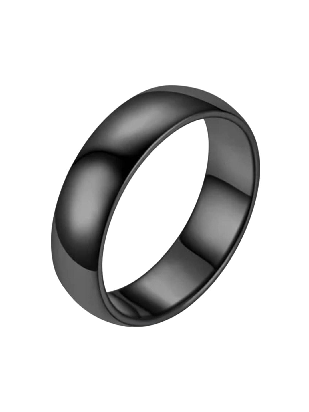SALTY Men Stainless Steel Curved Nugget Finger Rings