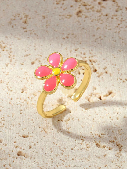 SALTY Floral Bud Finger Ring