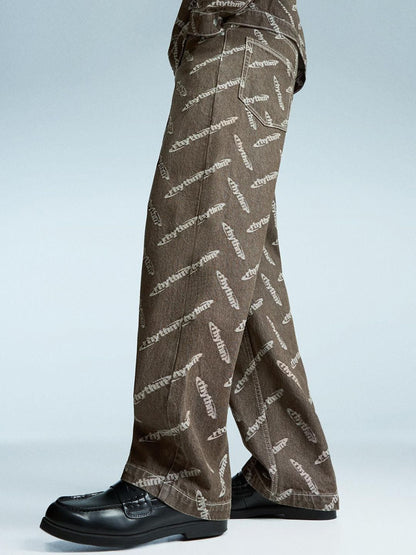 Baggy Jacquard Jeans