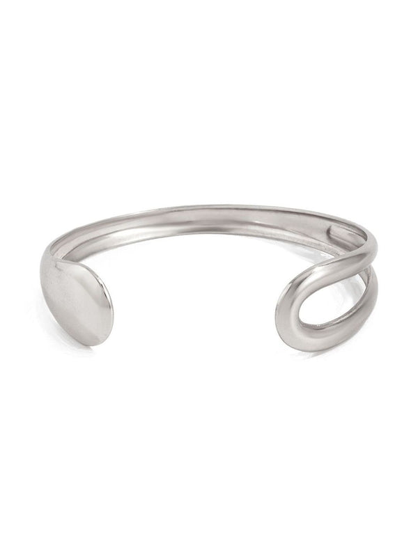 Women Silver-Plated Cuff Bracelet