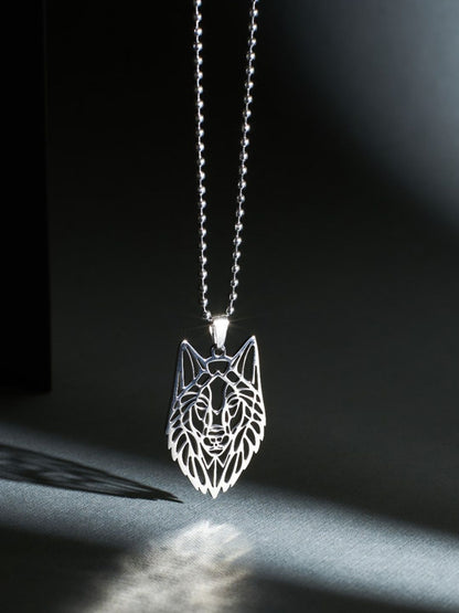 SALTY Men Stainless Steel Animal Shaped Pendant with Chain