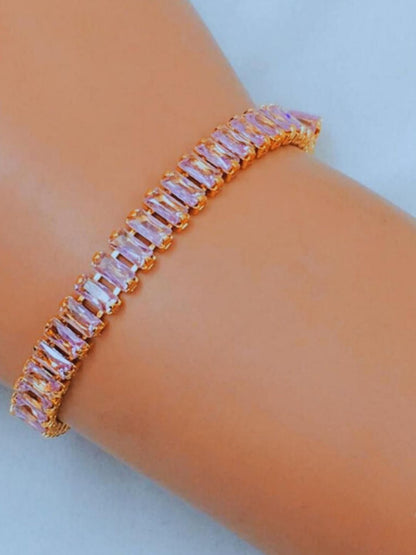 SALTY Set Of 2 Butterfly Necklace & Glimmer Tennis Bracelet