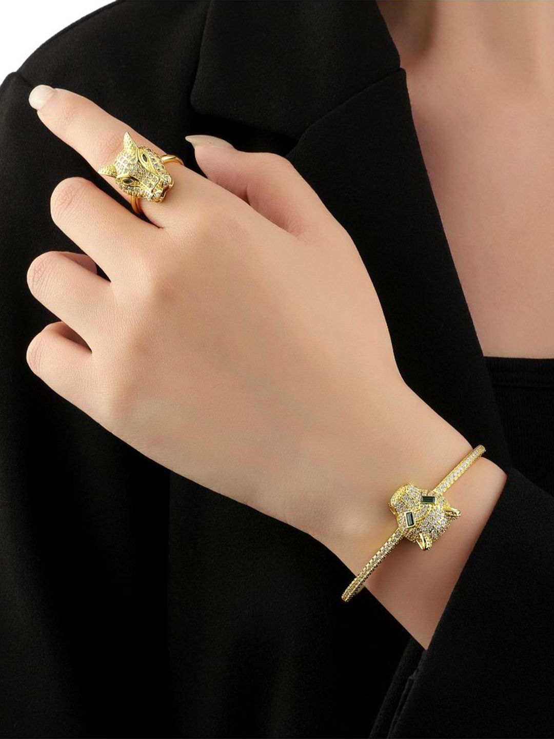 SALTY Stone Studded Jewellery Set